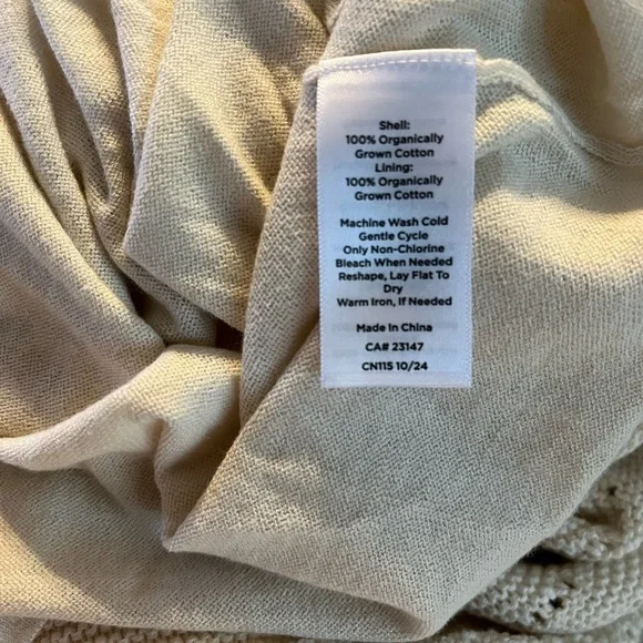 Haven Well Within Organic Cotton Open Stitch Funnel Neck Dress - Picture 5 of 5